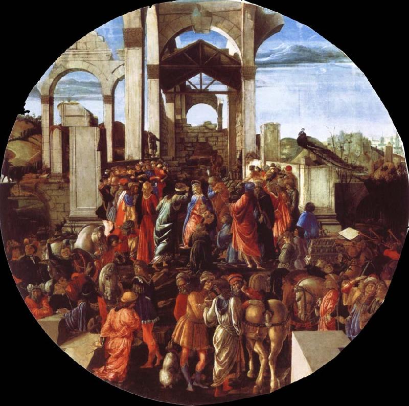 Sandro Botticelli The adoration of the Konige Sweden oil painting art